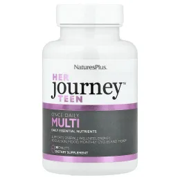 NaturesPlus, Her Journey™ Teen, мультивитамины для приема один раз в день, 30 таблеток