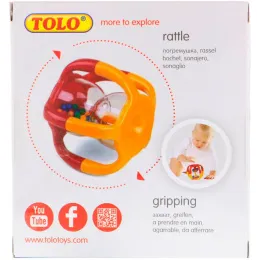 Tolo Toys, Gripper Rattle, 3+ Months, 1 Piece