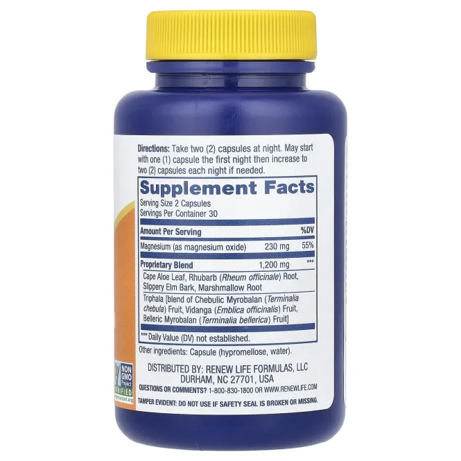 Renew Life, CleanseMore, 60 растительных капсул