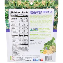 Made in Nature, Чипсы из органической капусты кале, Суперснеки, Розмарин и трюфель, 2 унц. (57 г)