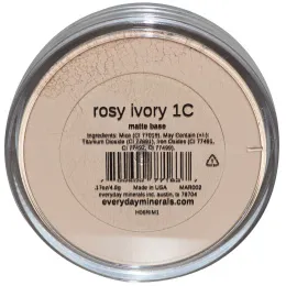 Everyday Minerals, Матовая основа, розовый с оттенком слоновой кости 1C, 0,17 унций  (4,8 гр)