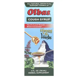 Olbas Therapeutic, Сироп от кашля для поддержки бронхов, 4 жидкие унции (118 мл)