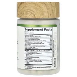 Snap Supplements, Тоник для мужчин, для волос и бороды, 60 капсул