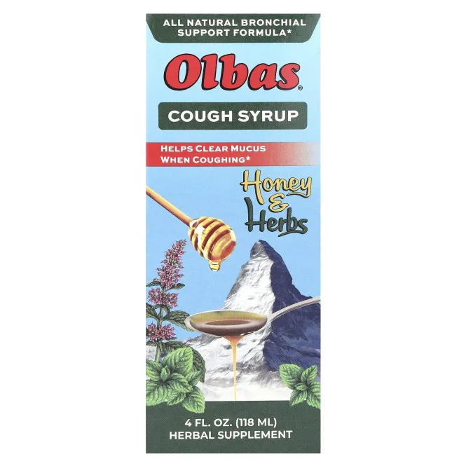 Olbas Therapeutic, Сироп от кашля для поддержки бронхов, 4 жидкие унции (118 мл)