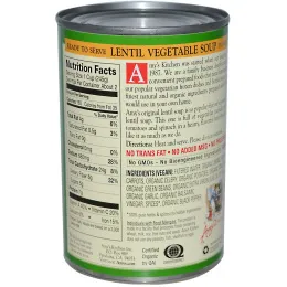 Amy's, Органический овощной суп из чечевицы, 14,5 унций (411 г)