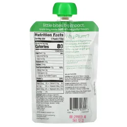 Plum Organics, Органическое детское питание, этап 3, морковь, батат, кукуруза, горох и курица, 4 унции(113 г)