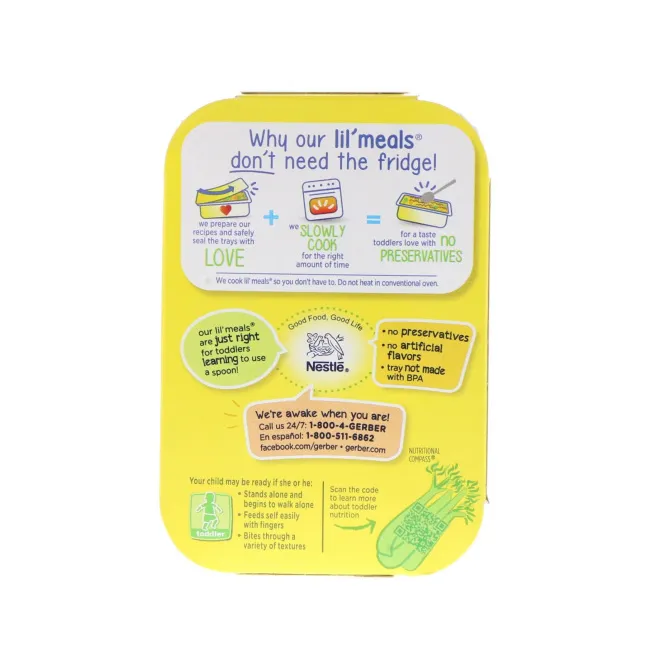 Gerber, Lil' Meals, Mac & Cheese, With Chicken & Vegetables, Toddler, 6 oz (170 g)