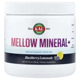 KAL, Mellow Mineral+, ежевиочный лимонад, 198 г (6,9 унции)