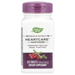 Nature's Way, "Забота о сердце", экстракт боярышника, 120 таблеток