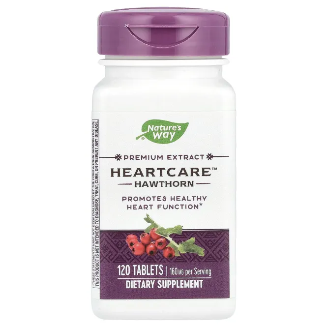 Nature's Way, "Забота о сердце", экстракт боярышника, 120 таблеток