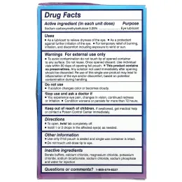 TheraTears, Dry Eye Therapy, глазные капли со смазкой, 30 стерильных одноразовых флаконов