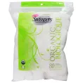 Swisspers (Organic Essentials), Ватные шарики тройного размера, 80 штук