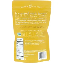 Sahale Snacks, Глазированная смесь, миндаль в меде, 113 г (4 унции)