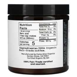 LA Republica, Растворимый кофе, смесь органической арабики и робусто, 71 г (2,05 унции)