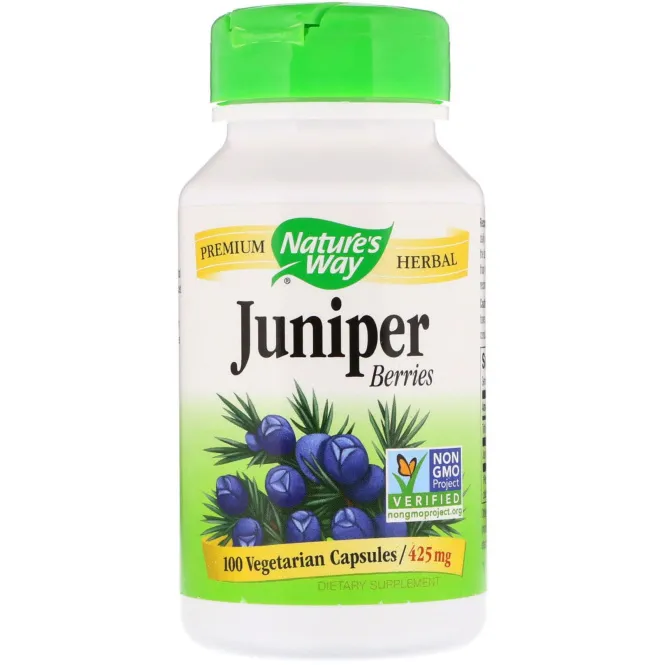 Nature's Way, Juniper Berries, 425 mg, 100 Vegetarian Capsules