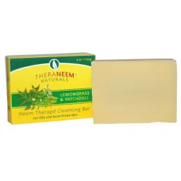 Organix South, TheraNeem Organix, Neem Therapé Cleansing Bar, Lemongrass & Patchouli, 4 oz (113 g)