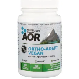 Advanced Orthomolecular Research AOR, Ortho Adapt Vegan, 90 веганских капсул