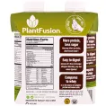PlantFusion, Полноценный растительный протеин, шоколад, 4 пакетика, 11 ж. унц. (330 мл) каждая