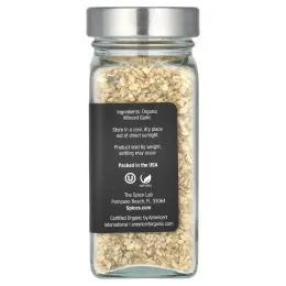 The Spice Lab, Органический рубленый чеснок, 68 г (2,4 унции)