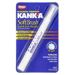Blistex, Kank-A, SoftBrush, гель для лечения зубов и десен, 2 г (0,07 унции)