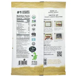 gimMe, Sushi Nori, жареные водоросли, 23 г (0,81 унции)