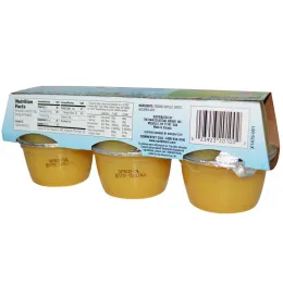 Earth's Best, Kidz, Органический яблочный соус, 6 упаковок, 4 унции (113 г) каждая