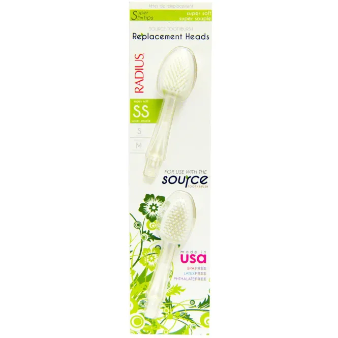 RADIUS, Source сменные насадки, экстрамягкие, набор из 2-х штук