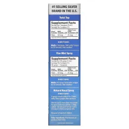 Sovereign Silver, Bio-Active Silver Hydrosol, Daily + Immune Support, Trial & Travel Kit, 10 част. / Млн, 3 шт., По 29 мл (1 жидк. унц.)