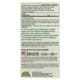 Natural Factors, Whole Earth & Sea®, мультивитамины для мужчин старше 50 лет, 60 вегетарианских капсул