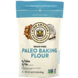 King Arthur Flour, Мука для выпечки Paleo, беззерновая, 454 г (16 унций)