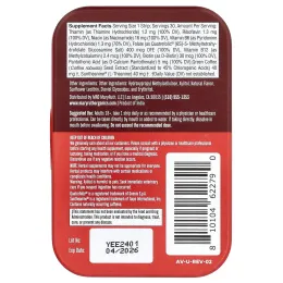 MaryRuth's, Полоски для растворения энергии, клубника`` 30 полосок