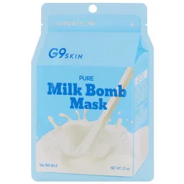G9skin, Маска Pure Milk Bomb, 5 масок, 21 мл каждая