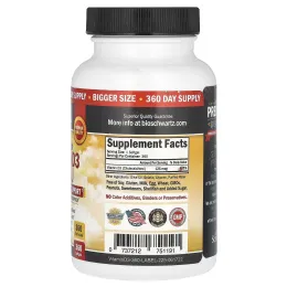 BioSchwartz, витамин D3 усиленного действия, 5000 МЕ, 360 капсул