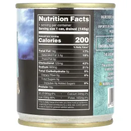 Crown Prince Natural, целые устрицы, в воде, 226 г (8 унций)