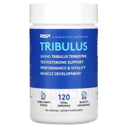 RSP Nutrition, Tribulus Terrestris, Hormone Optimization, 120 Capsules