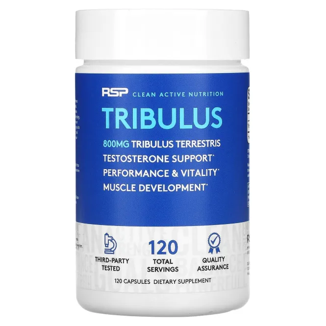RSP Nutrition, Tribulus Terrestris, Hormone Optimization, 120 Capsules