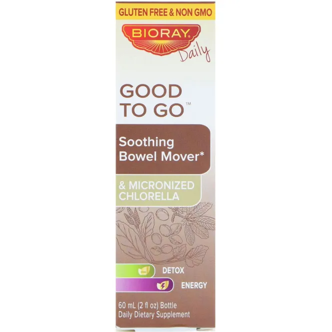 Bioray Inc., Good To Go, Успокаивающее слабительное, 2 ж. унц.(60 мл)