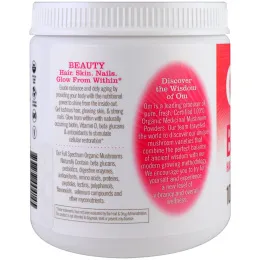 Organic Mushroom Nutrition, Красота, грибной порошок, 7.14 унций (200 г)