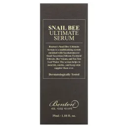 Benton, Пчелиный и улиточная сыворотка, 1,18 ж. унц. (35 мл)