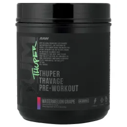 Raw Nutrition, Bum, Tuper Tavage, предтренировочный комплекс, со вкусом арбуза и винограда, 626 г (22,08 унции)