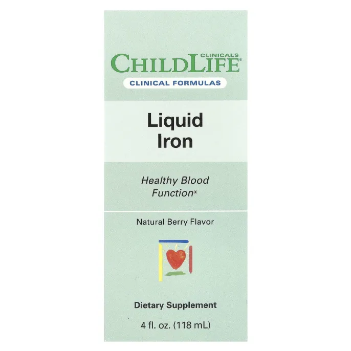 Childlife Clinicals, жидкое железо, с натуральным ягодным вкусом, 118 мл (4 жидк. унции)