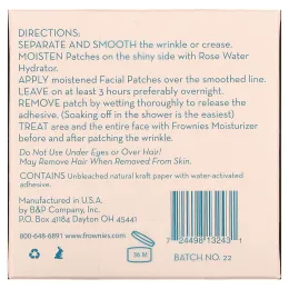 Frownies, Аппликационные пластинки для лица, уголки глаз & губ, 144 пластинки