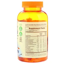 Sundown Naturals Kids, Мультивитаминные жевательные таблетки, "Холодное сердце", клубника, арбуз и малина, 180 таблеток