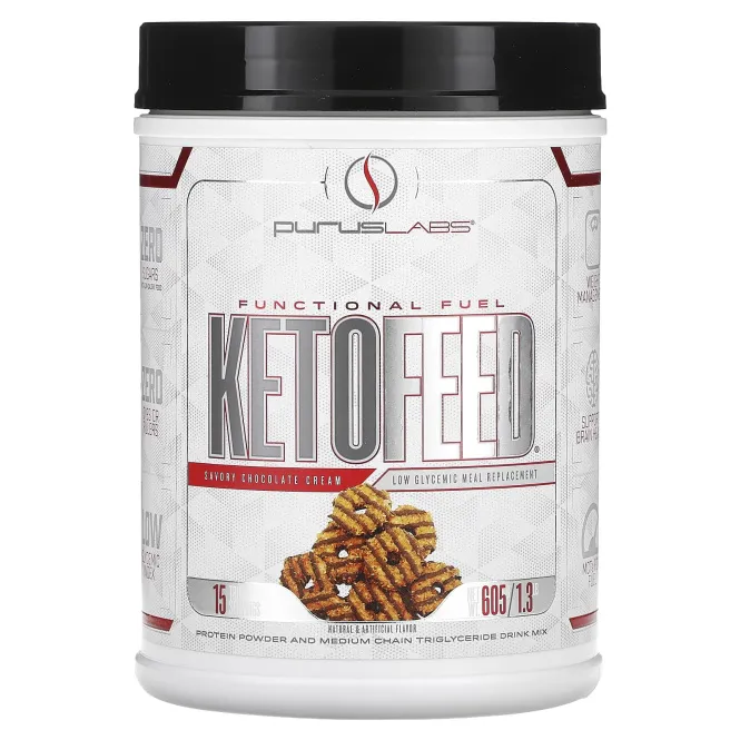 Purus Labs, Ketofeed Samoa Шоколадный крем 605 грамм