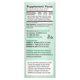 ChildLife Clinicals, Para-Defense, для здоровья микробиома кишечника, 59 мл (2 жидк. унции)