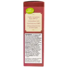 Badger Company, Солнцезащитный крем для лица с оксидом цинка, 25-й солнцезащитный фактор, дамасская роза, 1,6 жидких унций (47 мл)