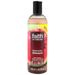 Faith in Nature, Shampoo, For Normal to Dry Hair, Watermelon, 13.5 fl oz (400 ml)