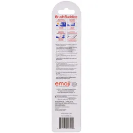 Brush Buddies, Emoji, зубная щетка, мягкая, 2 шт.