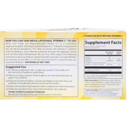 Aurora Nutrascience, Mega-Liposomal Vitamin C, 3000 мг, 32 порционных пакетика с жидкостью, 0,5 ж. унц. (15 мл) каждый