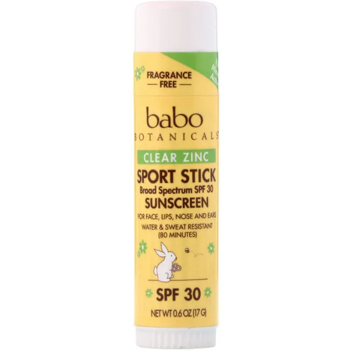 Babo Botanicals, Прозрачный солнцезащитный крем с цинком, SFP 30, без запаха, 17 мл (0.6 fl oz)